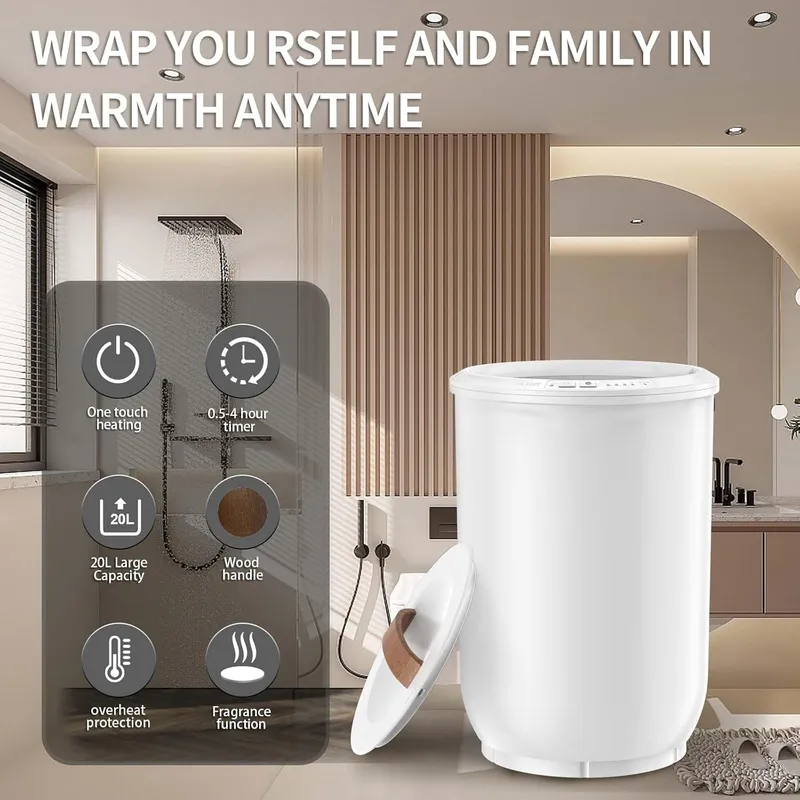 FLYHIT Heated Towel Warmers Bucket